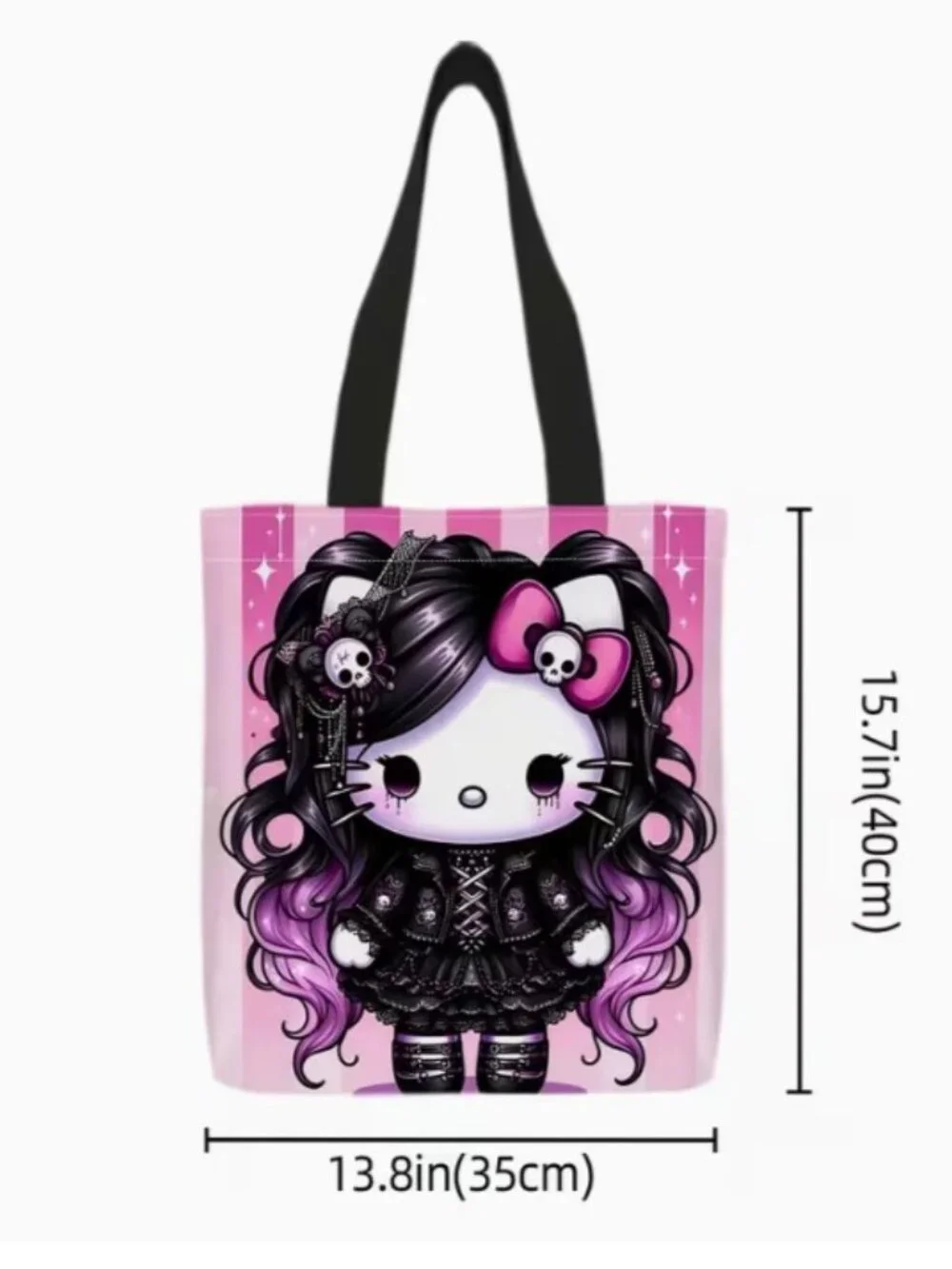 HELLO KITTY “Monster‎ High Goth” Tote Bag (BRAND-NEW & SUPER CUTE!)